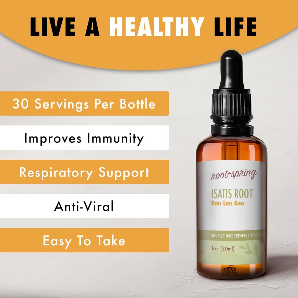 Isatis Root - Ban LAN Gen - Herbal Tincture (Liquid Extract)