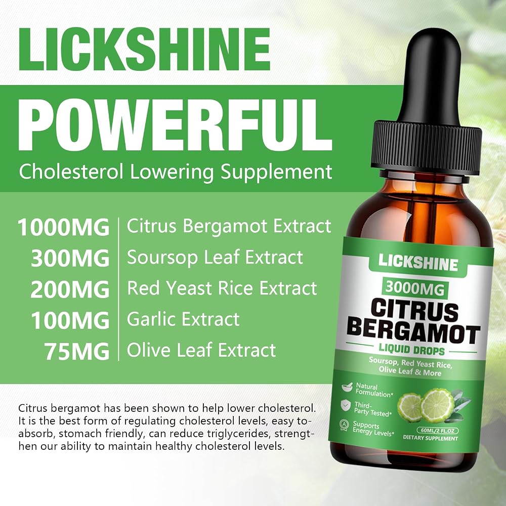 lickshine Citrus Bergamot Liquid Drops 3000mg - 2 Pack - image 3