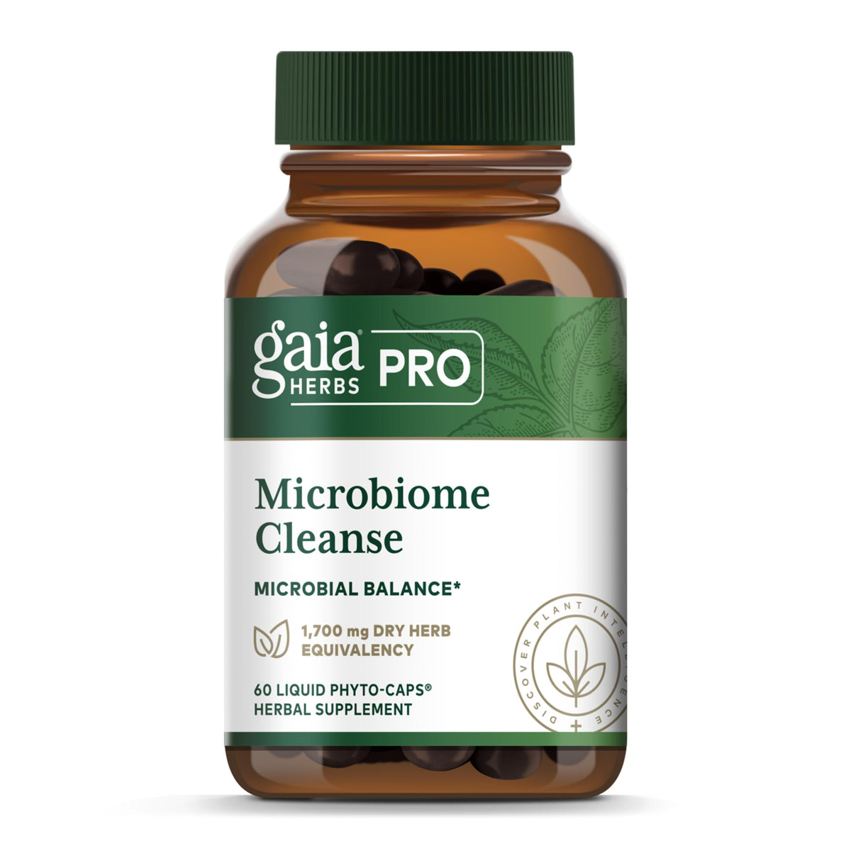 Gaia Herbs PRO Microbiome Cleanse - 60 Vegan Capsules