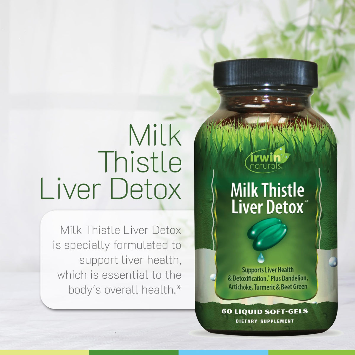 Irwin Naturals Milk Thistle Liver Detox Supplement - image 5