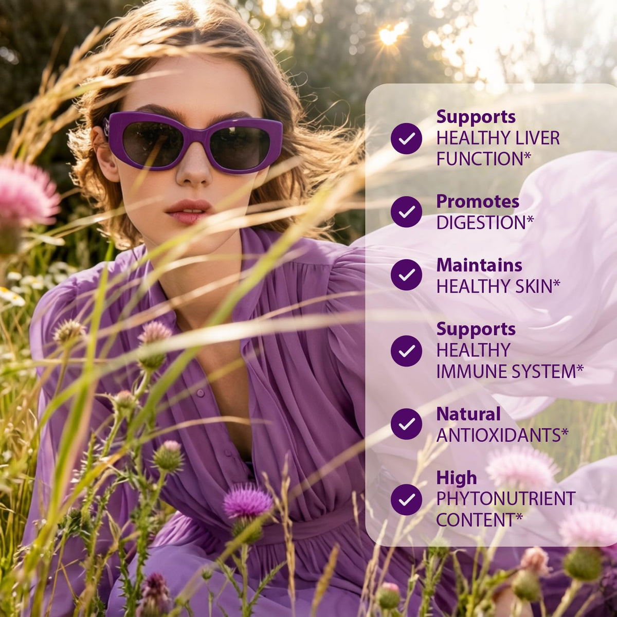 Teraputics Organic Milk Thistle 300mg Liver Support - 120 Vegetarian Capsules - image 3