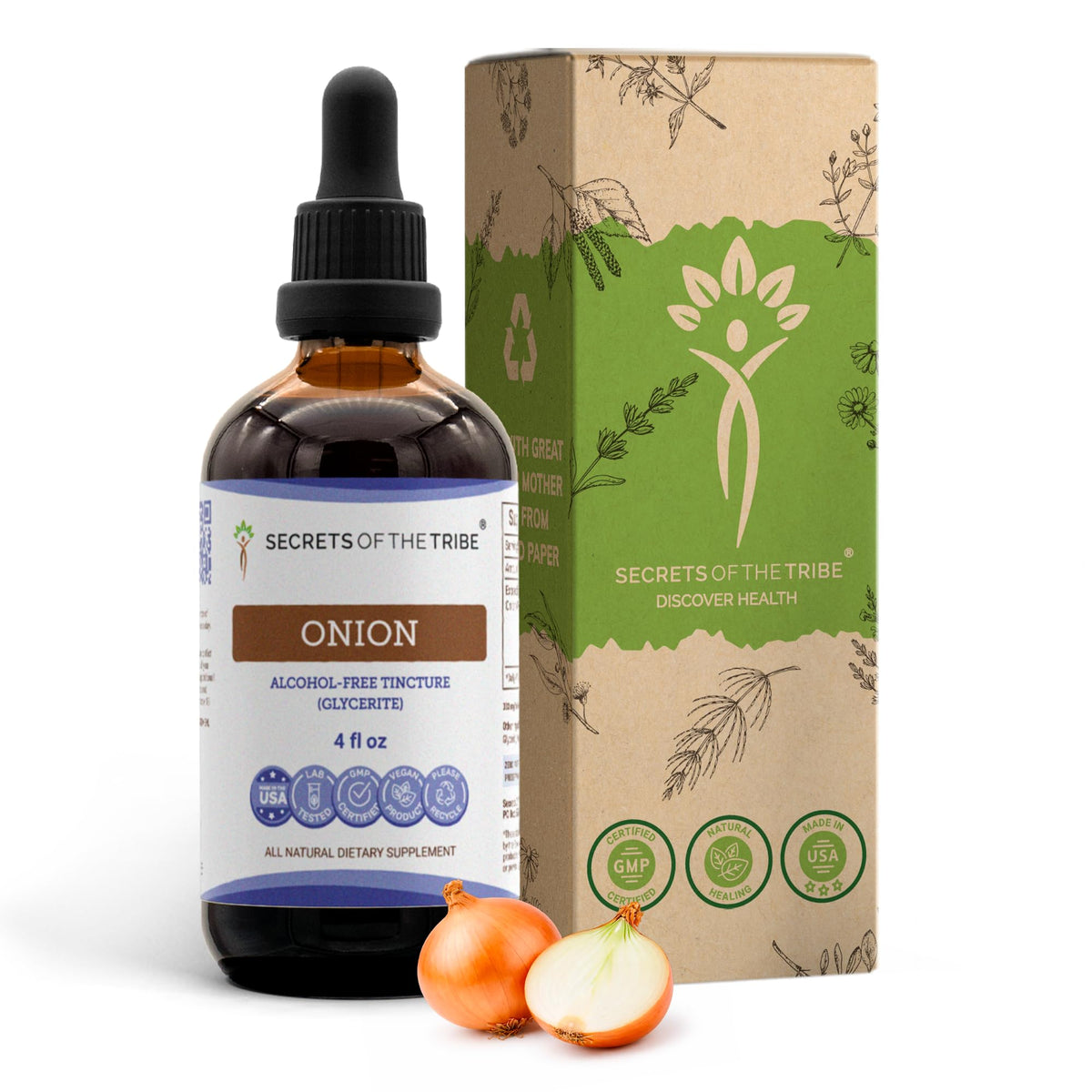 Secrets of the Tribe Onion Alcohol-Free Liquid Extract