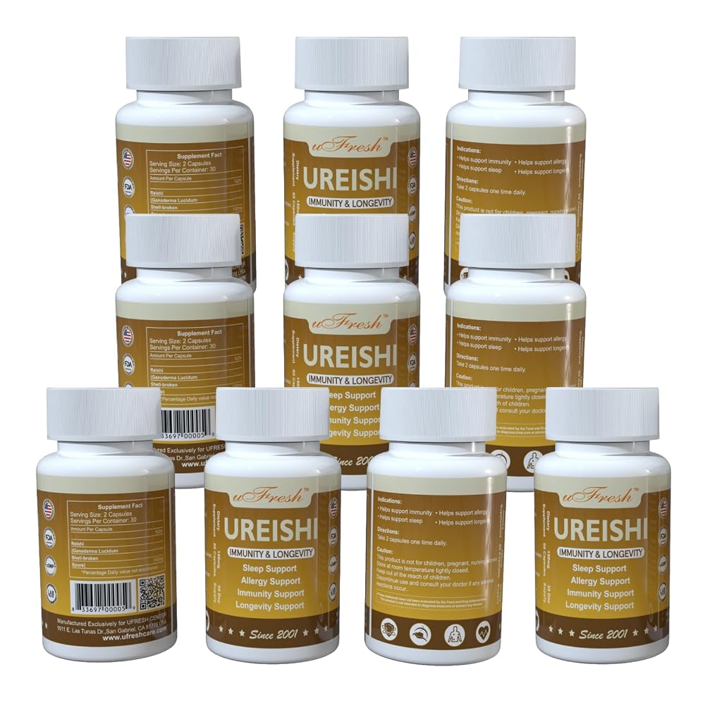 uFresh Ureishi Immunity & Longevity Support Dietary Supplement