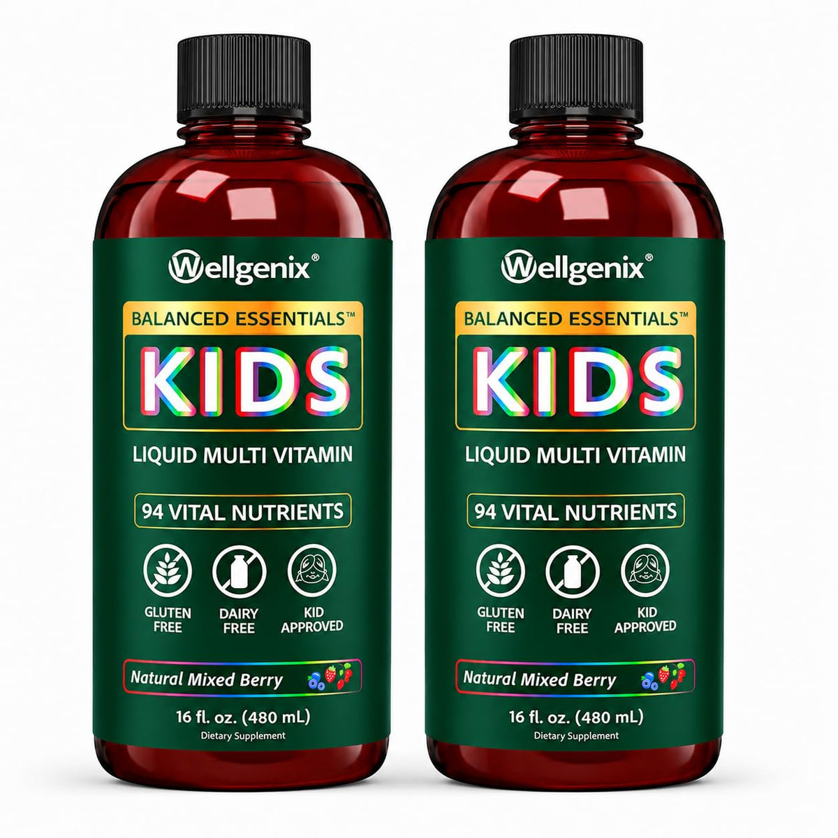 Wellgenix Balanced Essentials Liquid Kids Vitamin - Nutritional