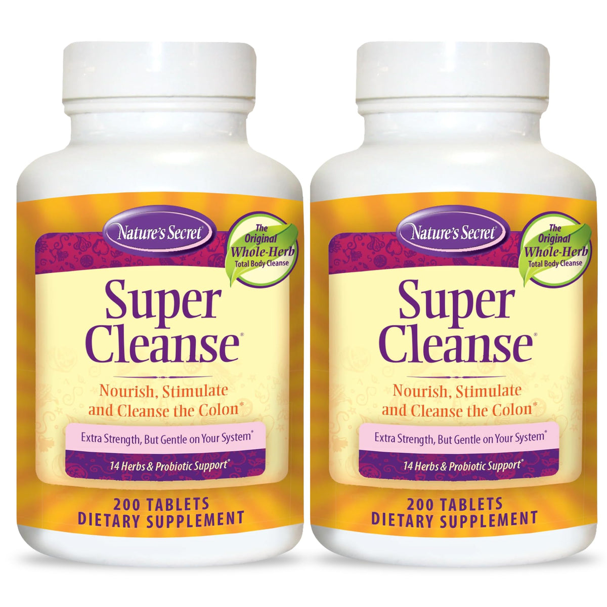 Nature's Secret Super Cleanse Herbal Colon Cleanse - 400 Capsules