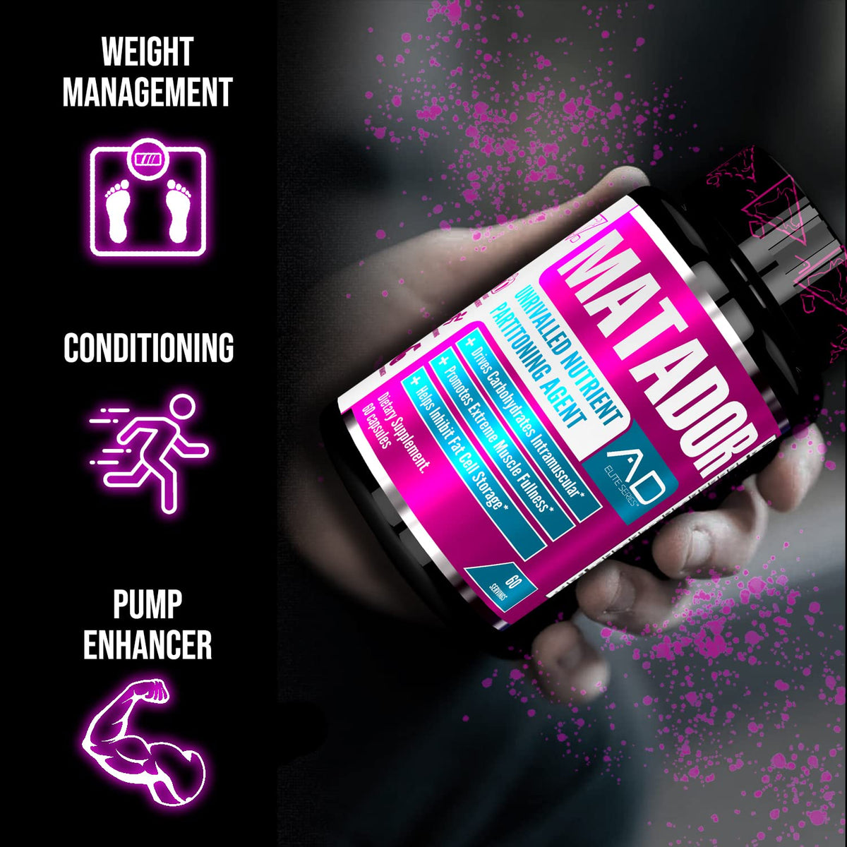 Project AD Matador Glucose Control Supplement - 60 Capsules - image 4