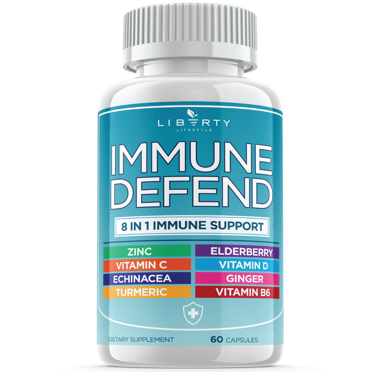 Liberty Lifestyle 8 in 1 Immune Supplement with Echinacea