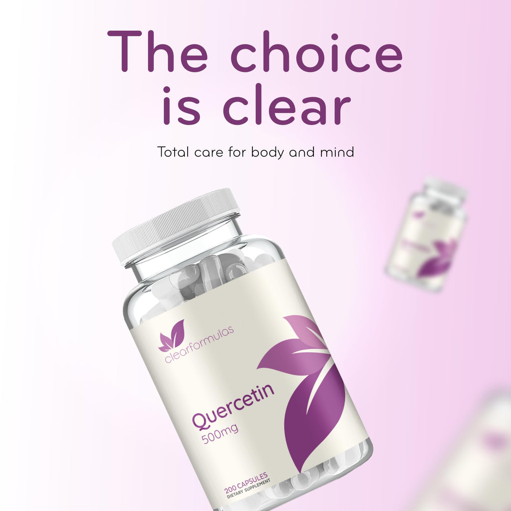 Clear Formulas Quercetin 500mg Capsules - 200 Servings - image 6