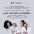 SELF NUTRITION Womens Multivitamin and Anti Aging Supplement for Women