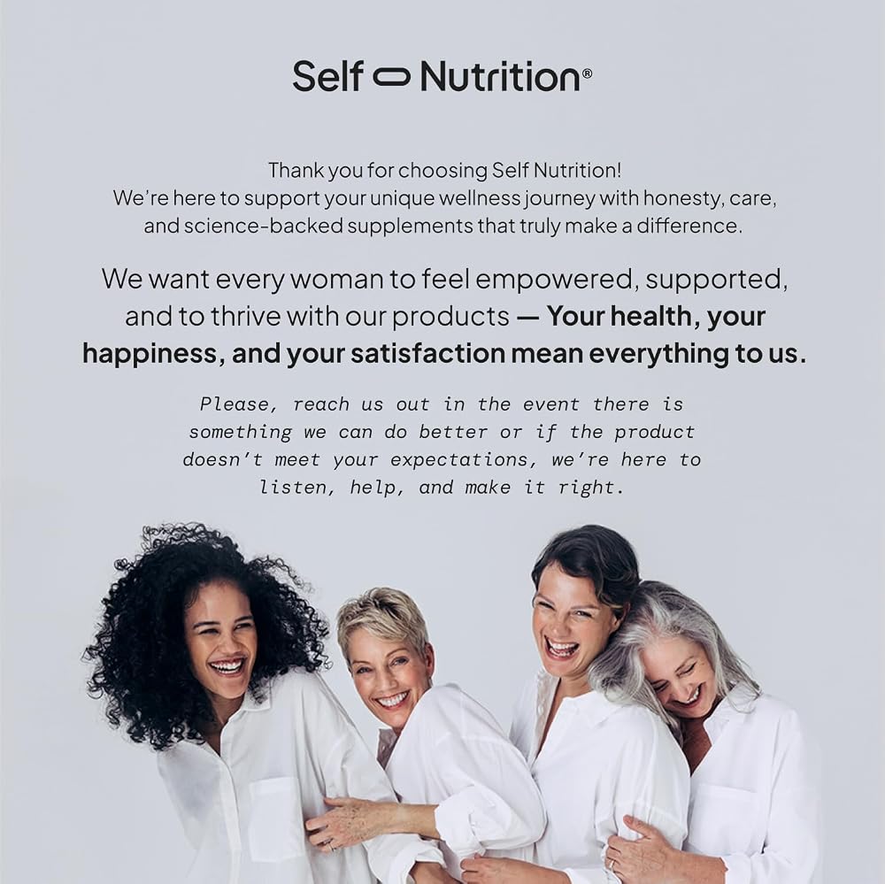 SELF NUTRITION Womens Multivitamin and Anti Aging Supplement for Women