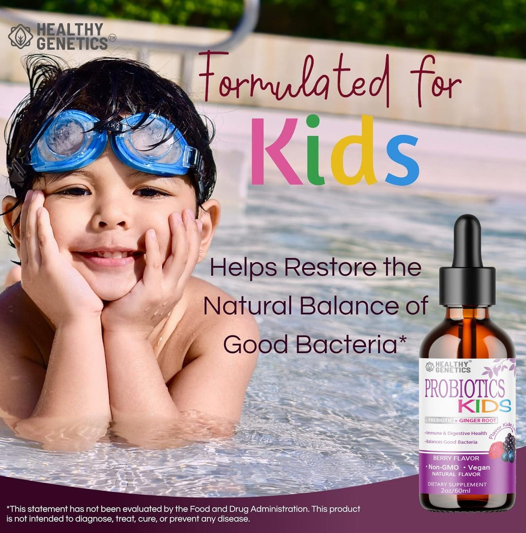 Healthy Genetics Liquid Probiotics for Kids & Toddlers - 2 Fl Oz - image 4