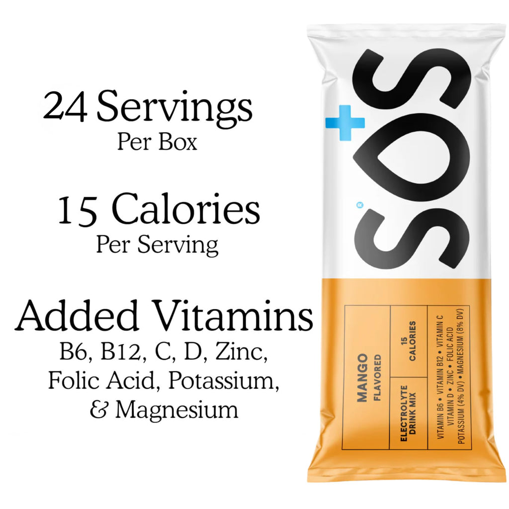 SOS Hydration Electrolyte Powder Sticks