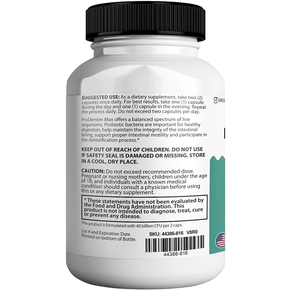 GREENVIFY DentiCore Max Oral Probiotics 40 Billion CFU - 120 Capsules - image 4
