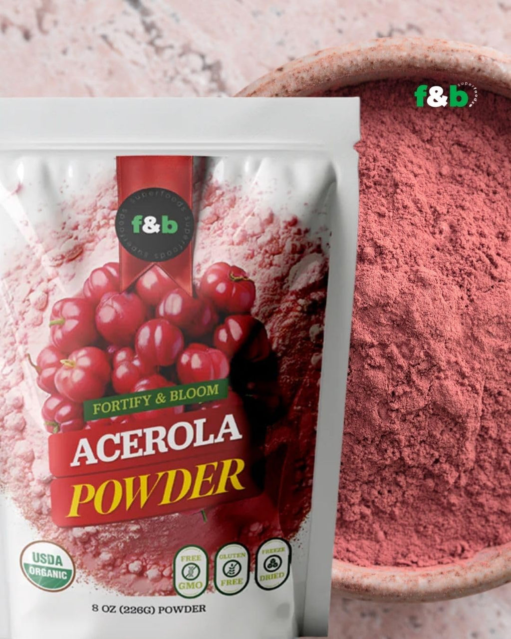 f&b superfoods Acerola Cherry Vitamin C Powder - 8 oz - image 5