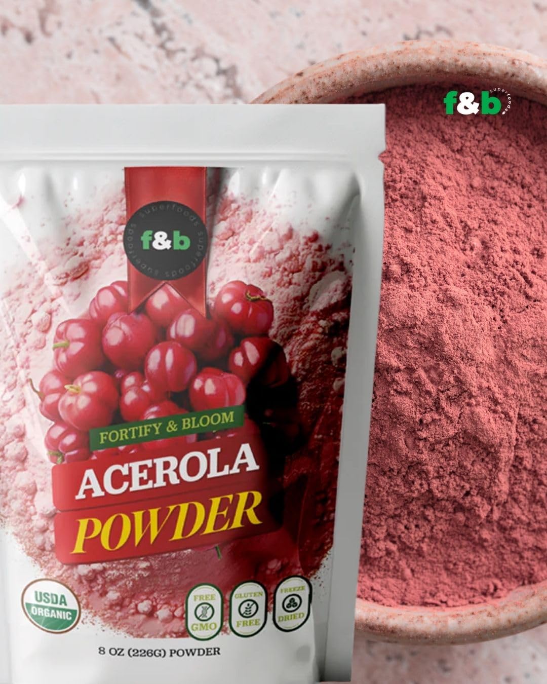 f&b superfoods Acerola Cherry Vitamin C Powder - 8 oz - image 5
