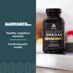 Ancient Nutrition Omegas Whole Body Omega 3-6-9 - 90 Capsules - image 3