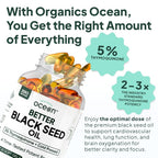 Organics Ocean Better Black Seed Oil Cold Pressed - Pure Nigella