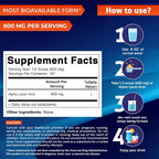 Vitamatic Pure Alpha Lipoic Acid 600mg - 167 Servings - image 2