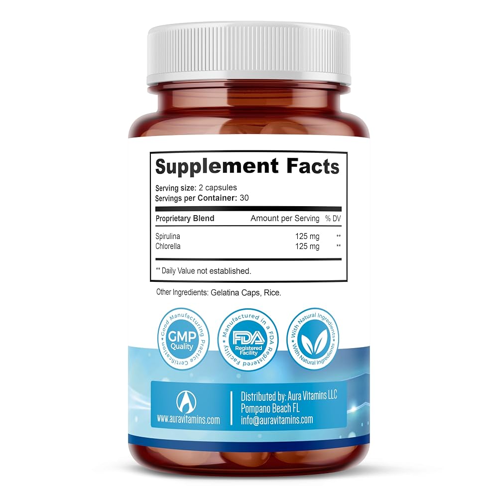 AURA VITAMINS AFA Stem Cell Supplements 500mg