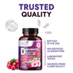 Health Nutrition Naturals D-Mannose 1300mg - Fast-Acting Organic D