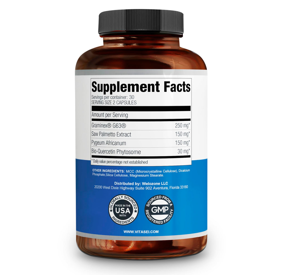 VITASEI Prostabionic Prostate Dietary Supplements for Men W/Saw