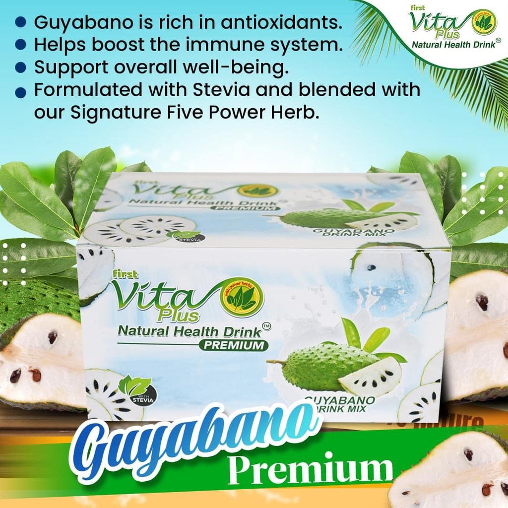 First Vita Plus Guyabano Soursop Powder - 20 Sachets - image 2