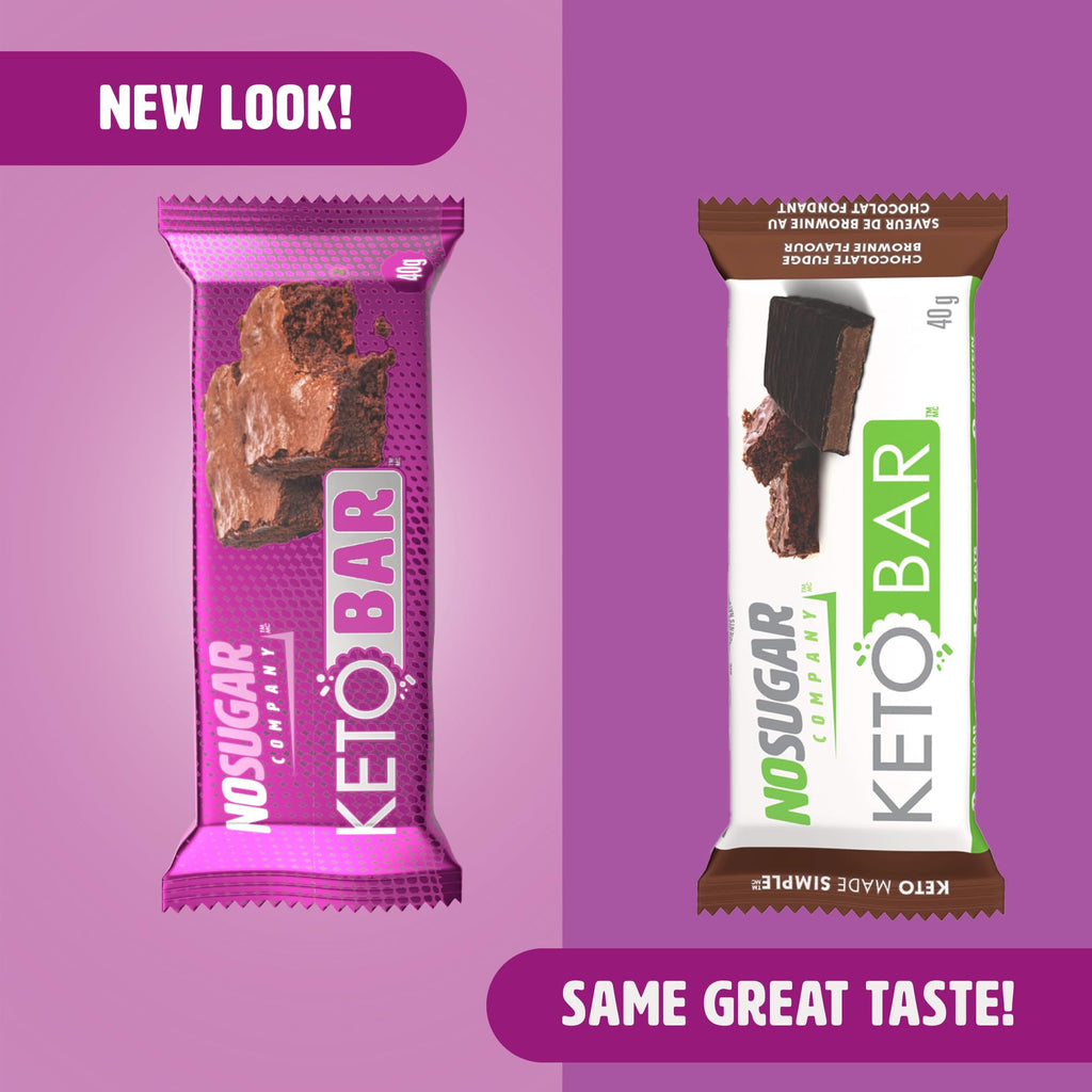 No Sugar Company Keto Bar Fudge Brownie - 12 Count - image 5