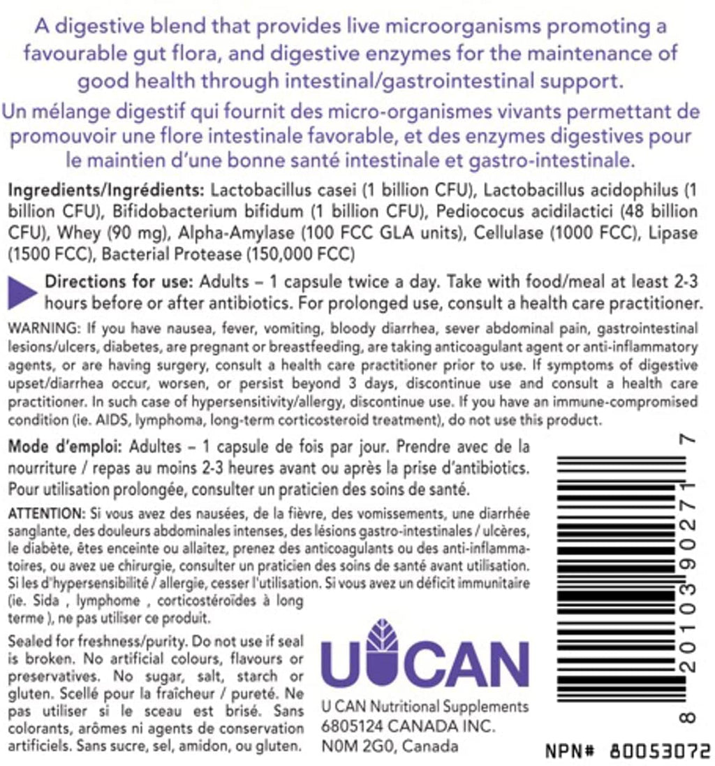 Generic Silver Lining Pre & Probiotics + Digestive Enzymes