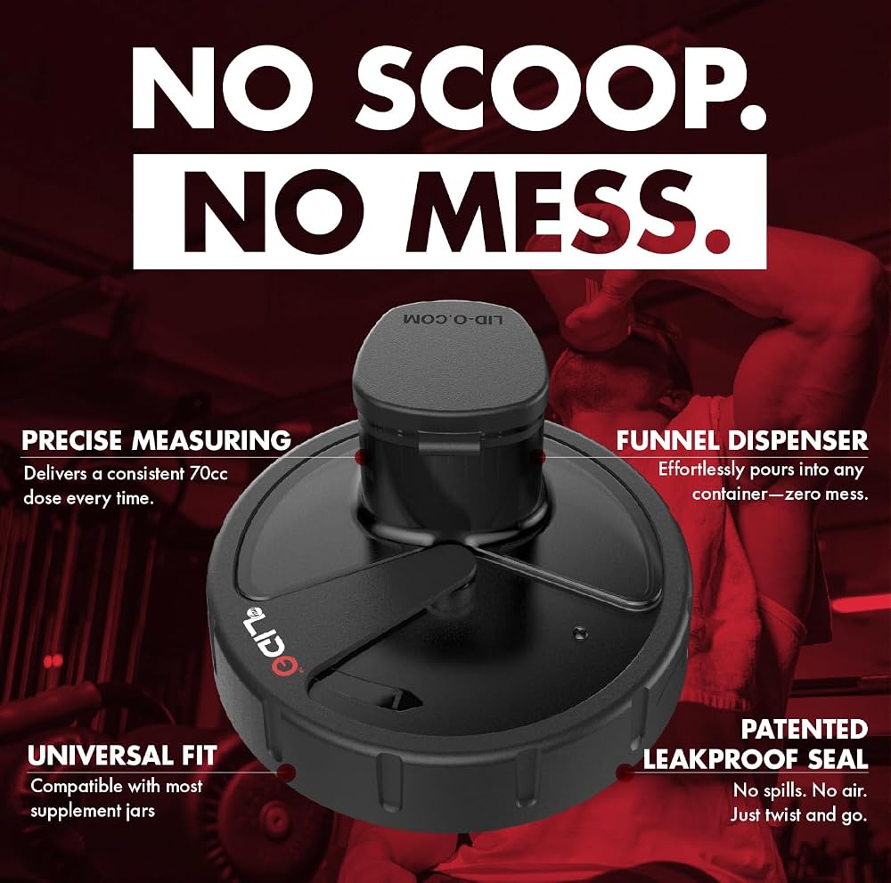 MYLIDO Protein Dispenser Scoop Powder Dispense Supplement Funnel