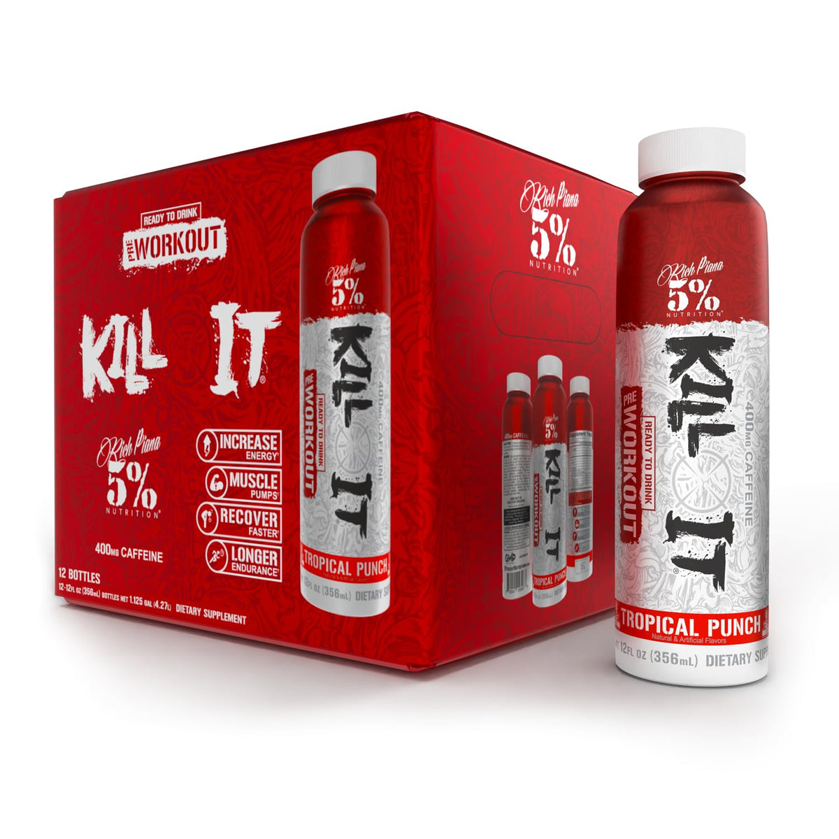 5% Nutrition Kill It Extreme Energy Drink, High Stim Pre Workout