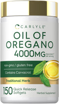 Carlyle Oregano Oil Supplement - 150 Softgels
