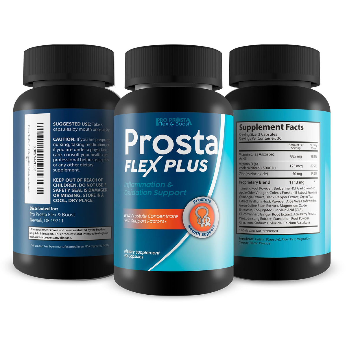 CLOMAY Pro Prosta Flex Plus Herbal Blend - 90 Capsules - image 4