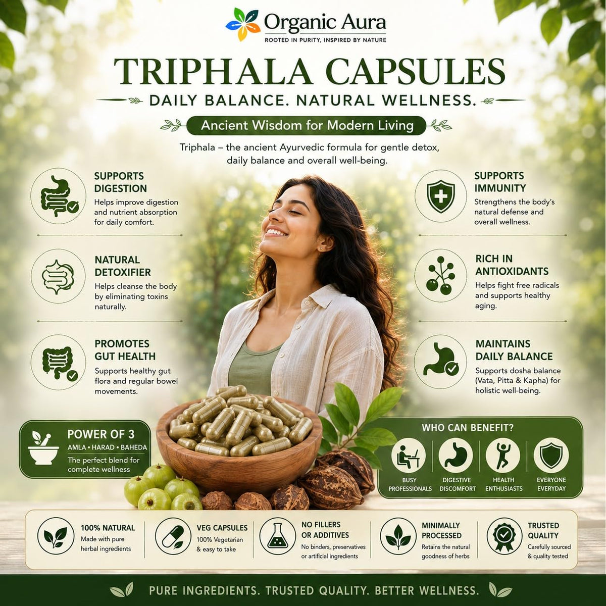 Organic Aura International Herbal Capsules