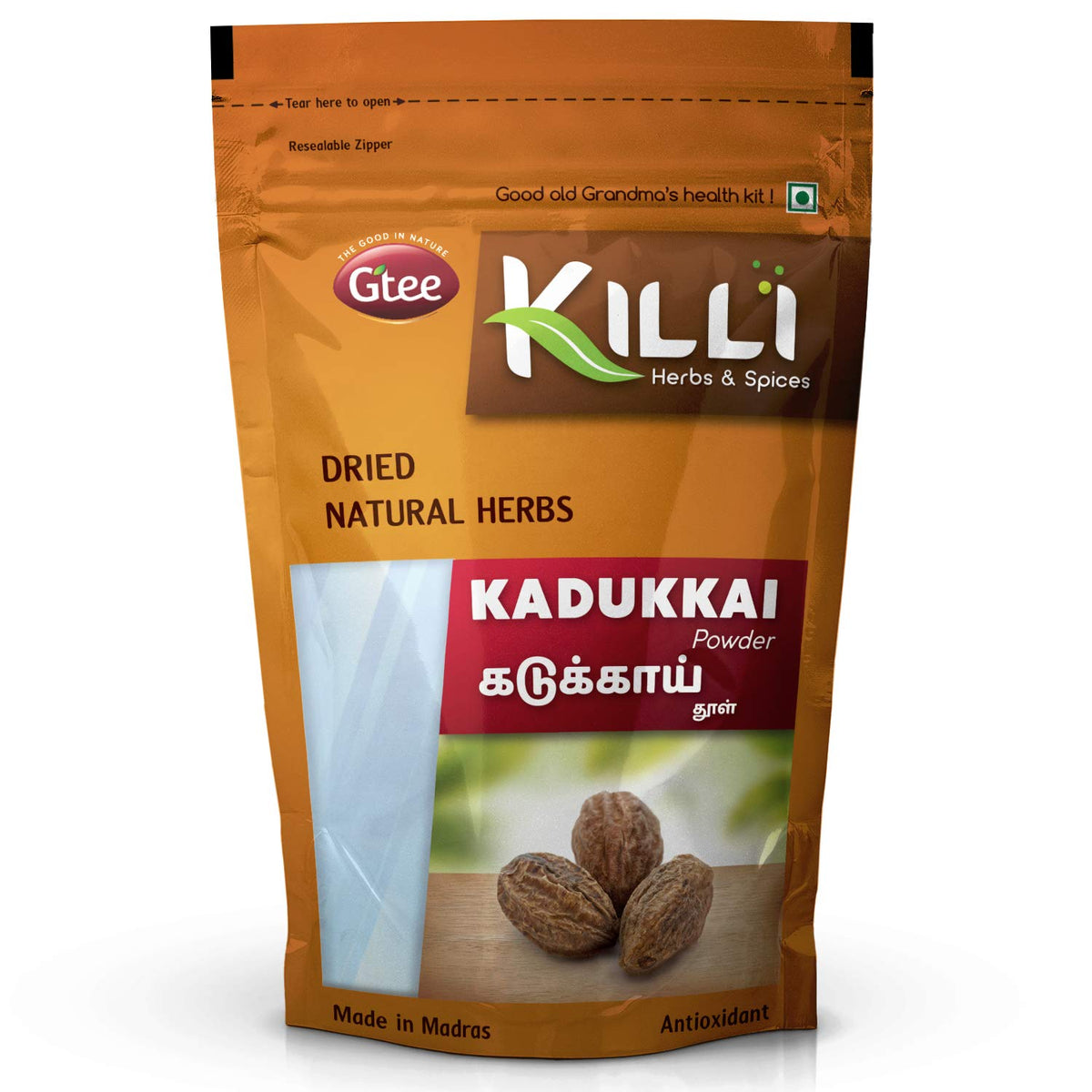 KILLI Haritaki Powder Digestive Support - 100g