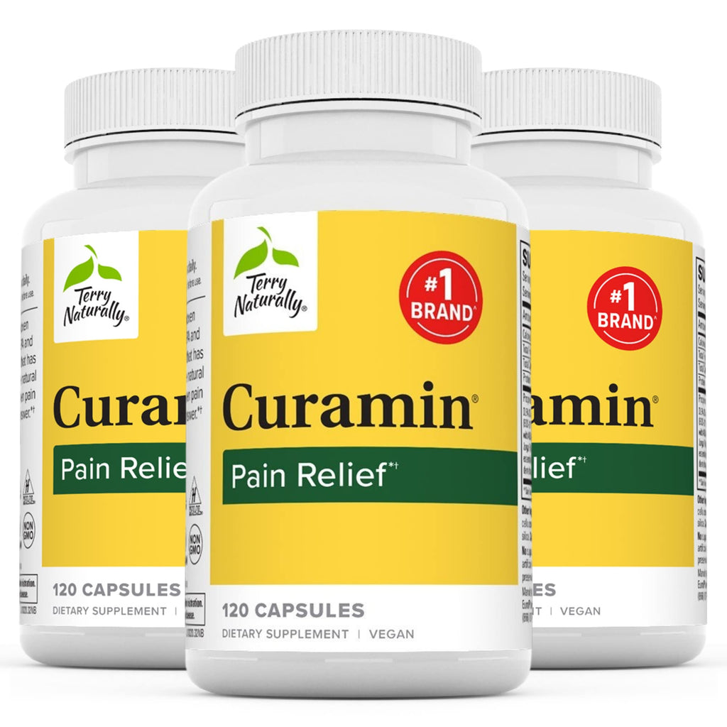 Terry Naturally Curamin - Muscle Soreness & Pain Relief - 120 Count