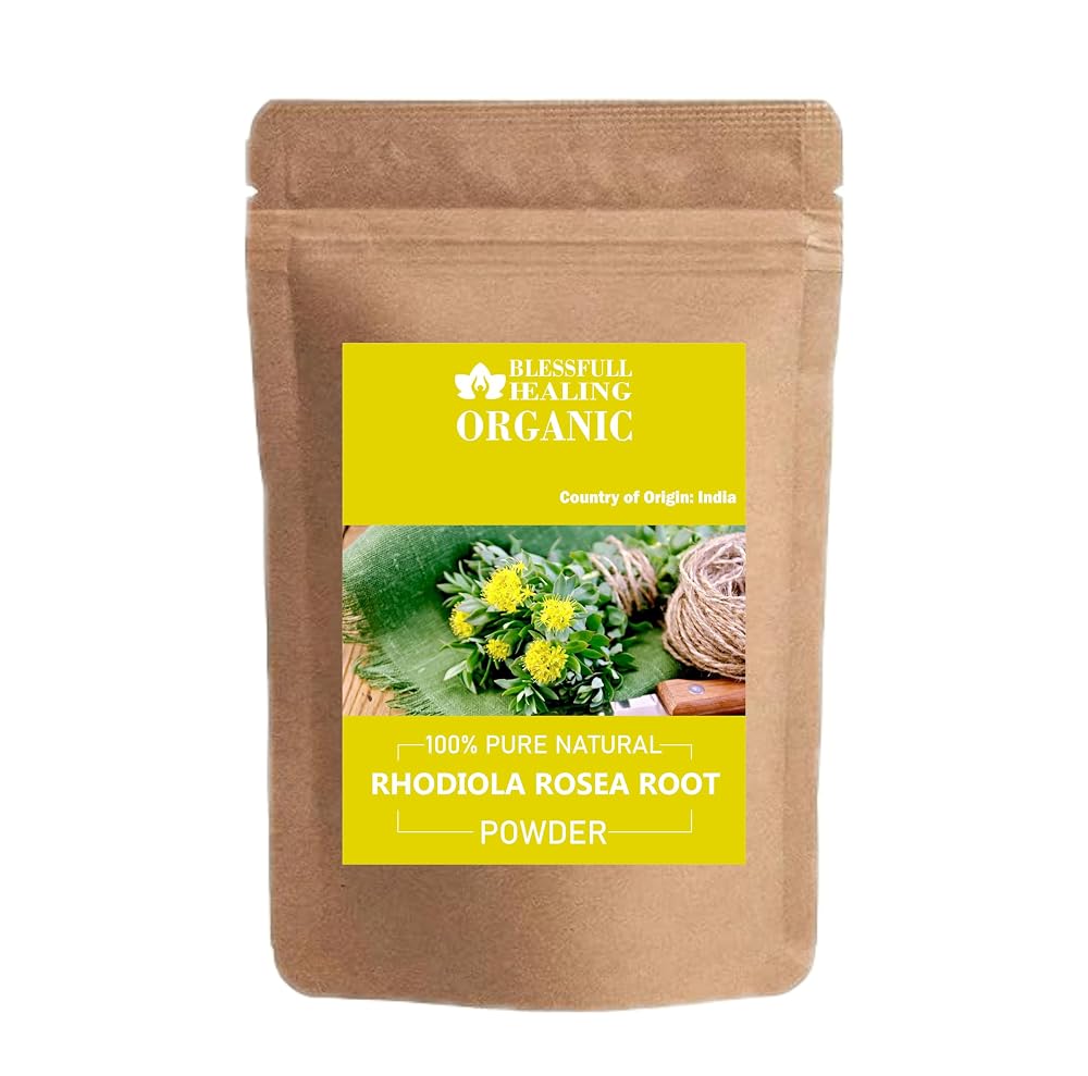 Blessfull Healing Organic Rhodiola Rosea Root Powder 100% Pure
