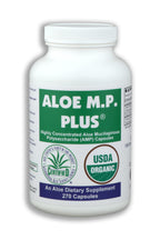 ALOE M.P. PLUS Organic Aloe Vera Capsules for Digestive Health - 270 Capsules