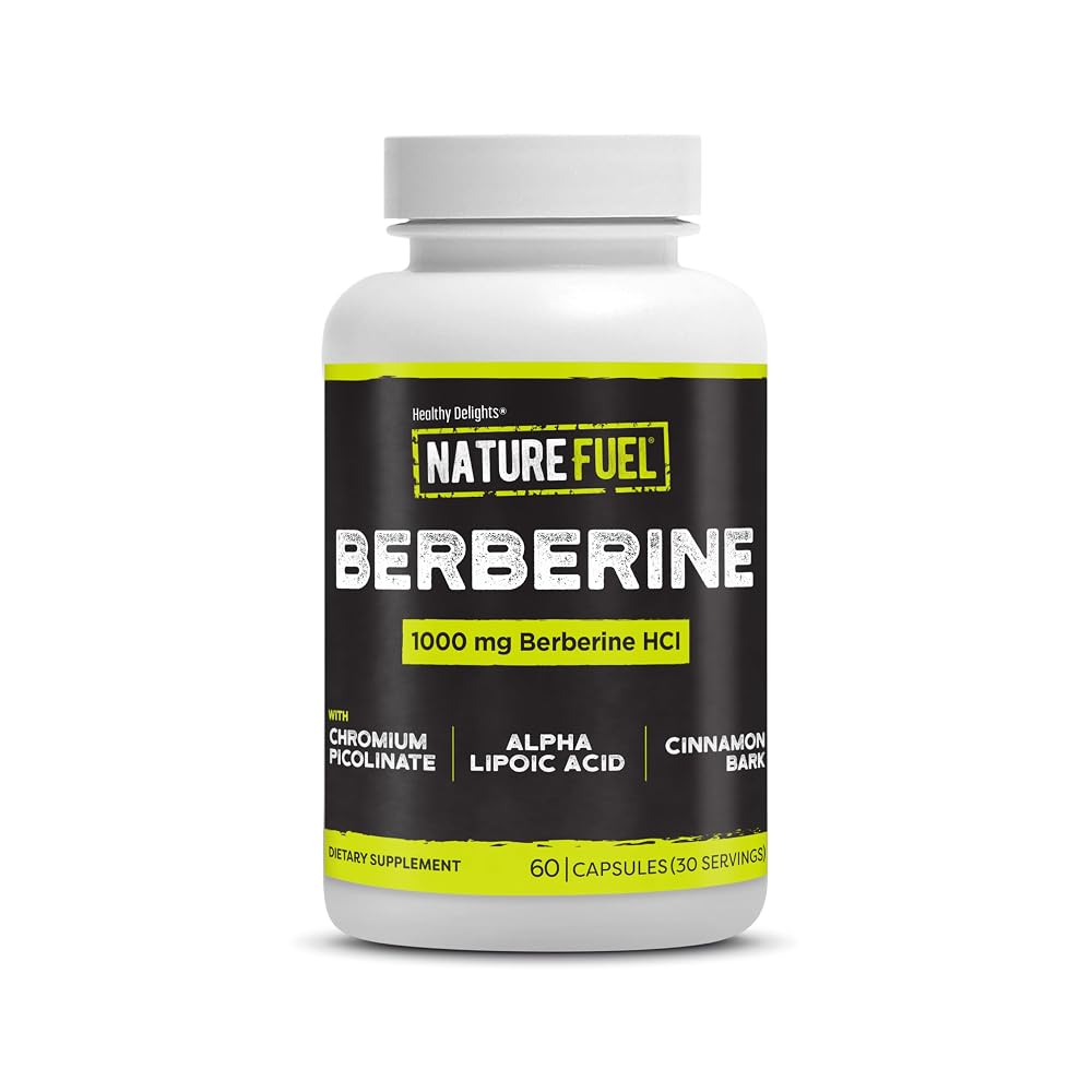 Healthy Delights Nature Fuel Berberine Capsules - 60 Count