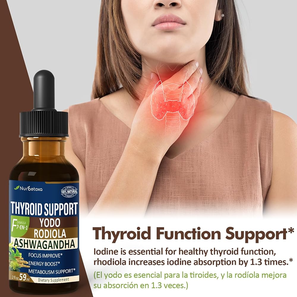 Nurbetoxa Thyroid Support Drops - Liquid Iodine Supplement - image 2