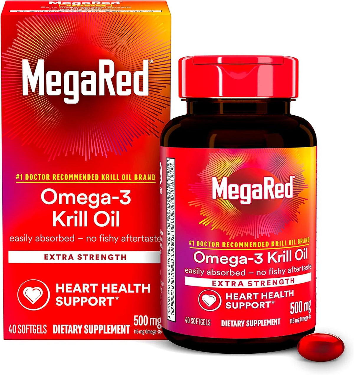 Schiff MegaRed Extra Strength Omega-3 Krill Oil - 40 Softgels