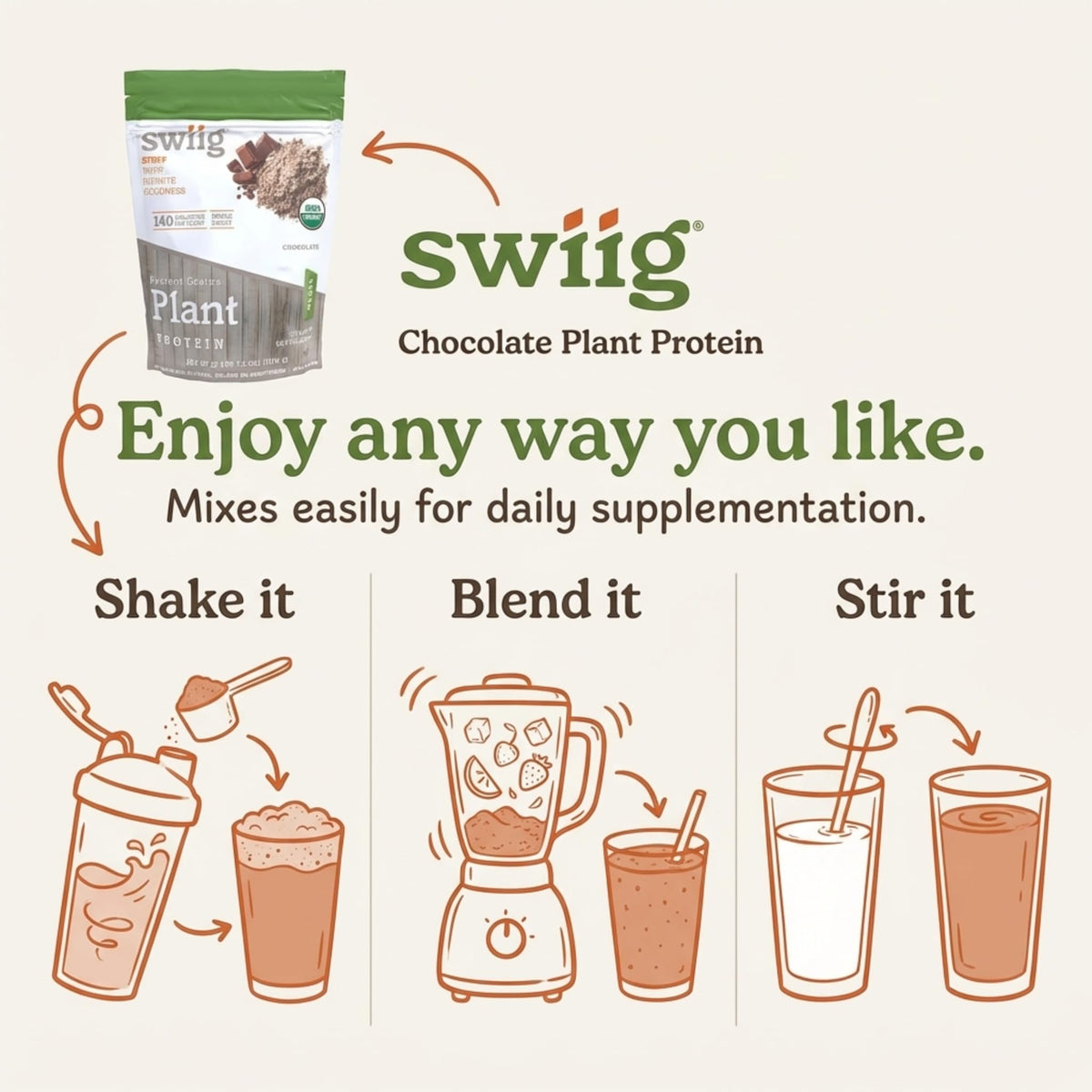 swiig Organic Ancient Grains, Plant Protein