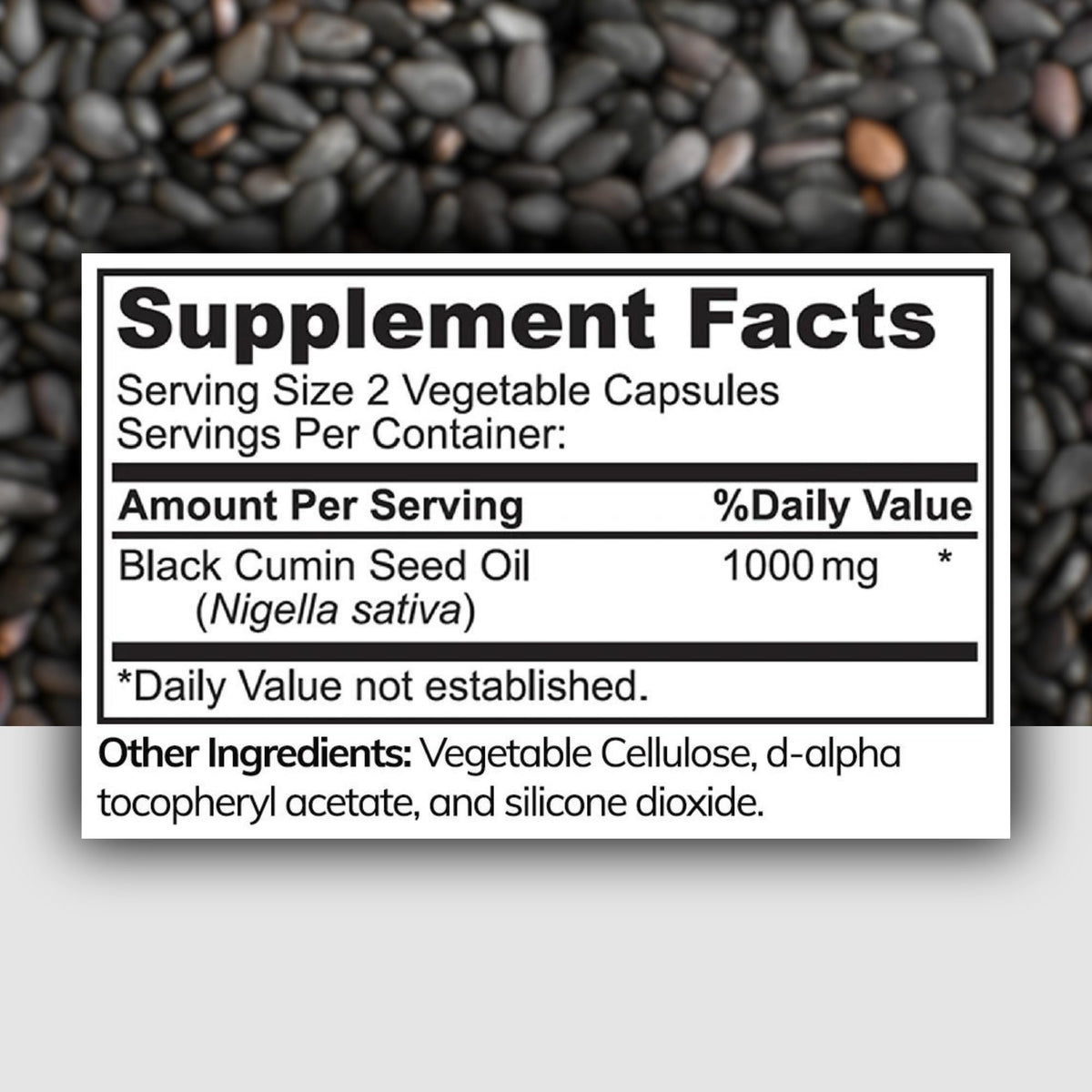 Zaytun Vitamins Halal Black Seed Oil