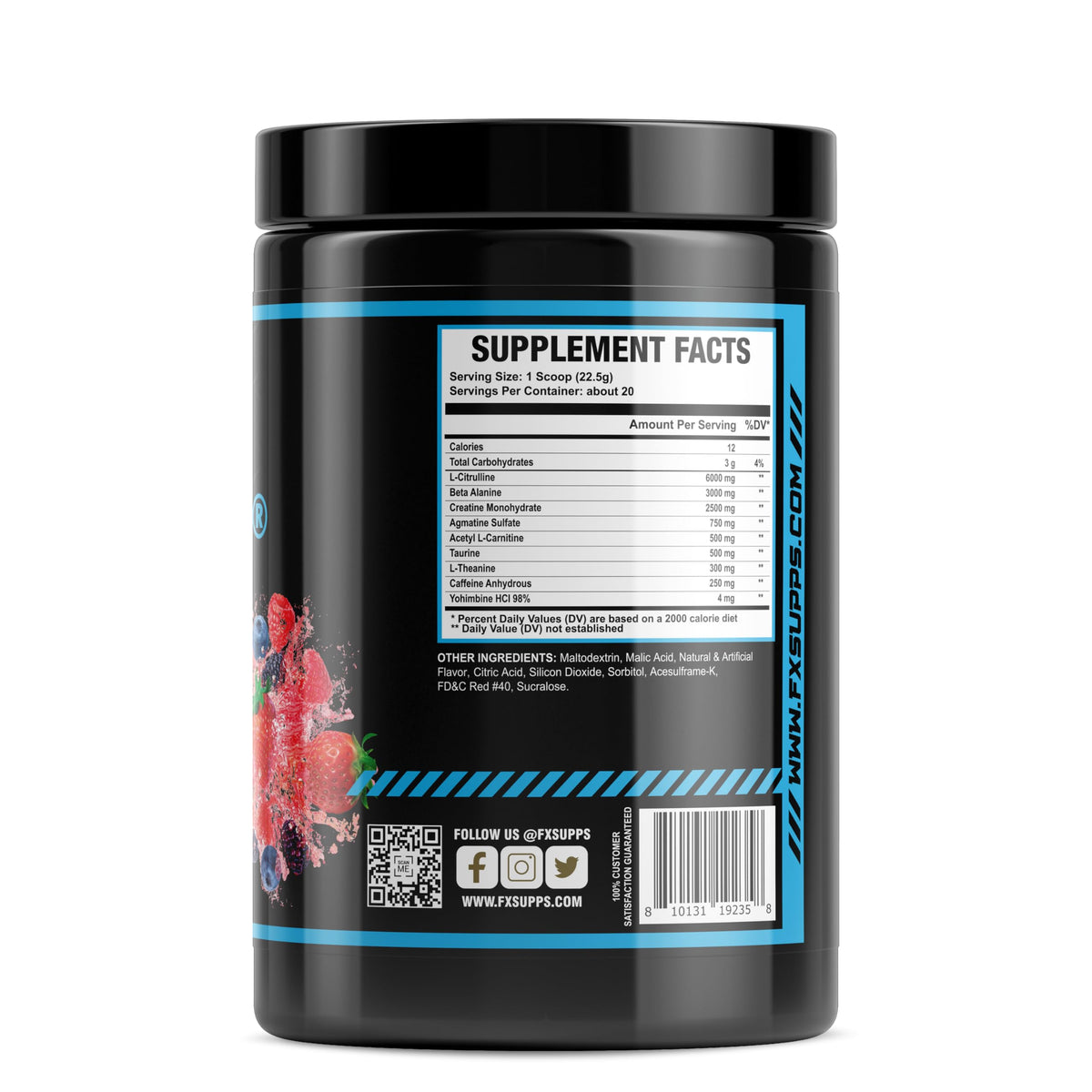 FXSUPPS Catalyft Pre-Workout Powder Energy & Focus - 20 Servings - image 3