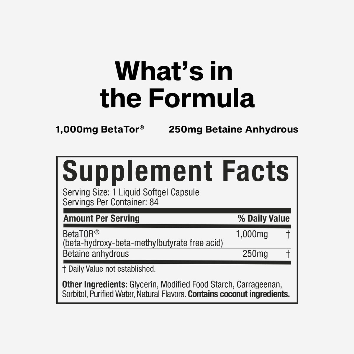 MuscleTech HMB Supplements 1000mg, Clear Muscle (Liquid Softgels)