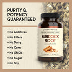 Primal Health Foods Organic Burdock Root 1000 mg - 120 Capsules - image 3
