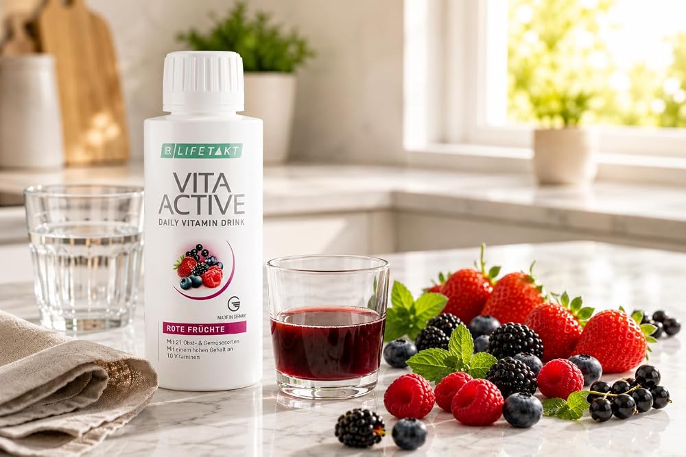 LR Health & Beauty Lifetakt Vita Active Red Fruit Drink - 5 Fl Oz - image 2
