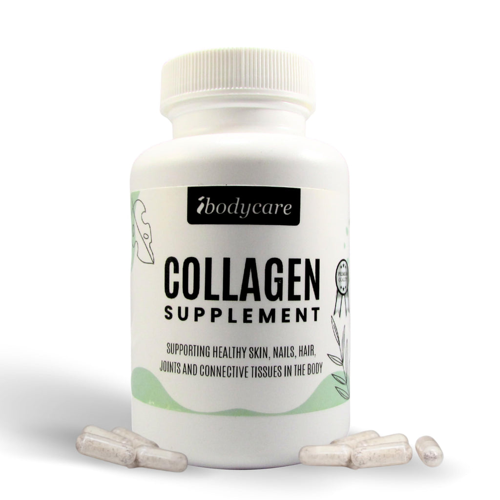 ibodycare Collagen Type 1 & 3 with Vitamin C - 90 Capsules