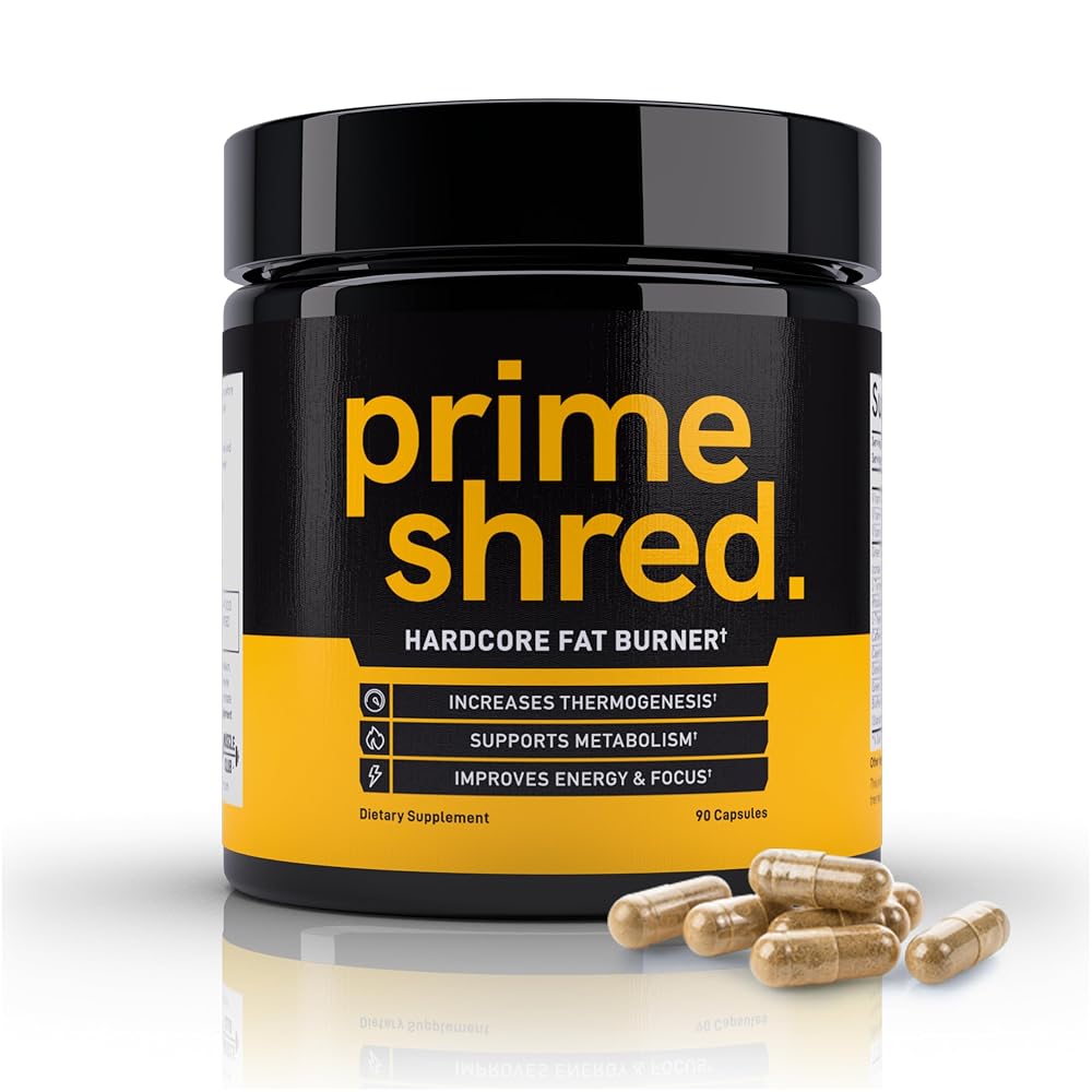 PrimeShred Fat Burner for Men - 90 Capsules