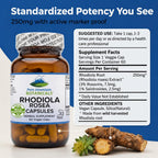 Pure Mountain Botanicals Rhodiola Rosea 250mg - 60 Vegetarian Capsules - image 3