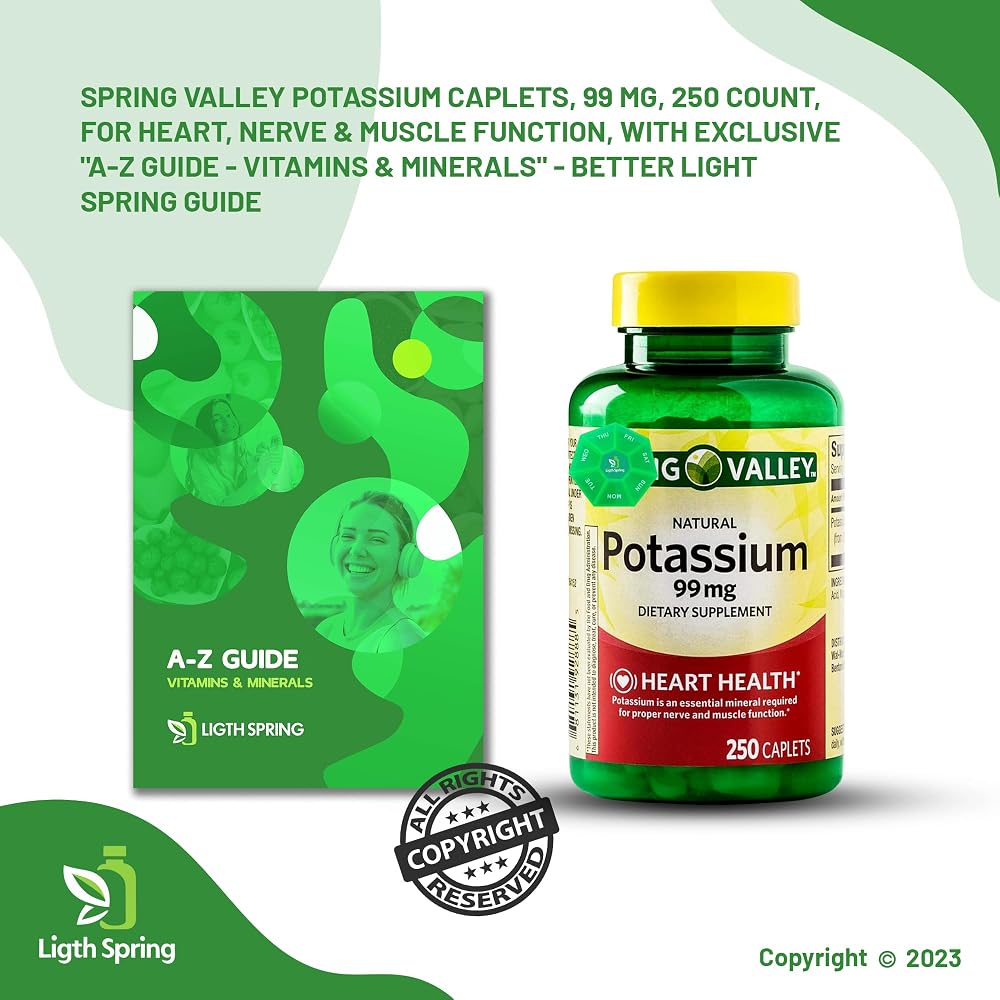 LightSpring Potassium 99 mg - 250 Caplets - image 2